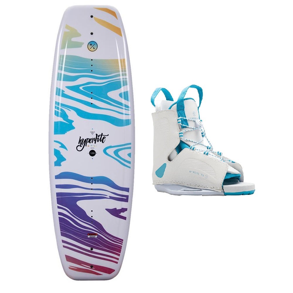 2023 HYPERLITE ハイパーライト セッション 速い SESSION BINDING BLACK ウエイクボード ビンディング  WAKEBOARD BOOTS 4-8(23-