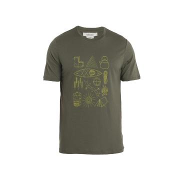 Icebreaker Men's Merino Tech Lite II T-Shirt Camp Essentials - Loden