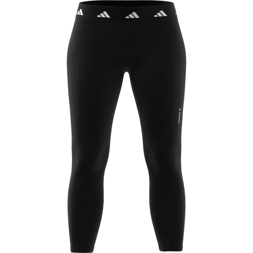 Techfit 3/4 gym leggings, black, Adidas Performance
