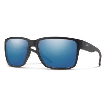 Smith Emerge Men's Sunglasses - Matte Black / CP Polarised Blue Mirror