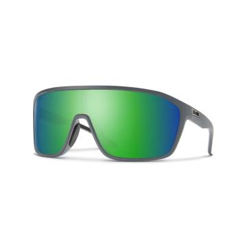 Smith Boomtown Men's Sunglasses - Matte Cement / CP Polar Green Mirror