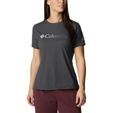 Columbia Clothing Women's Sun Trek Short Sleeve Graphic Tee - Black,Gem Columbia