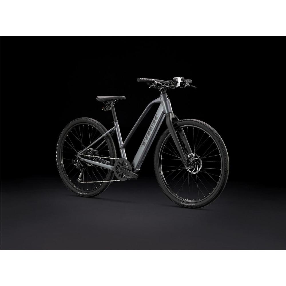 Trek Dual Sport+ 2 Stagger Hybrid Electric Bike 2023 EBike Grey