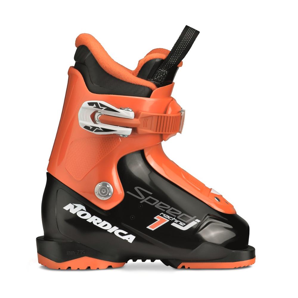 2023 Youth Junior Speedmachine 1 Ski Boots - Black / Anth / Red