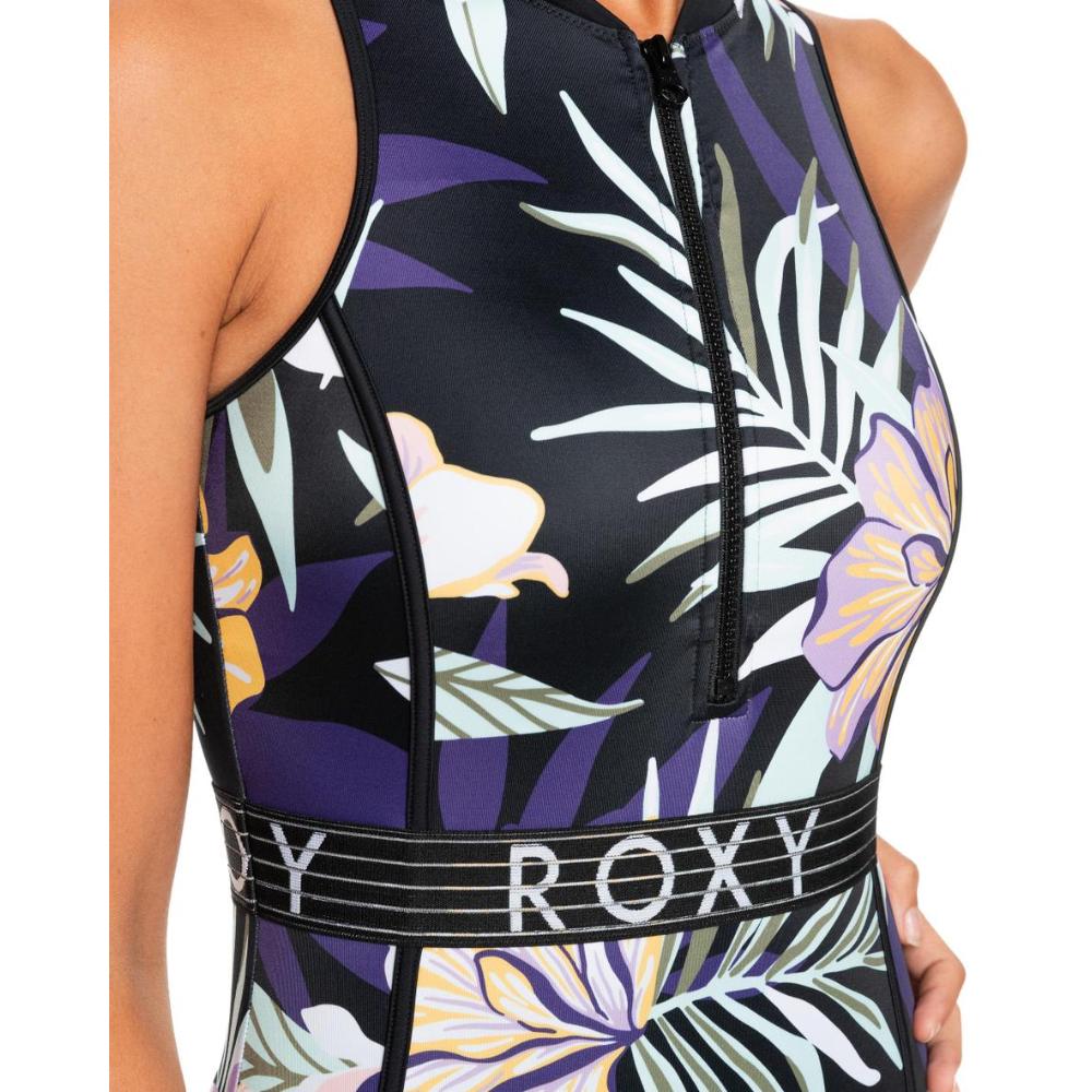 Womens Roxy Active Tech One-Piece Swimsuit
