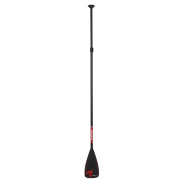 Torpedo7 Race Full Carbon SUP Paddle - 2 piece - Black Red