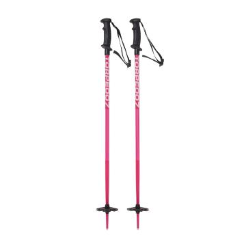 Torpedo7 Kids Ski Pole Telescopic Pair - Electric Pink