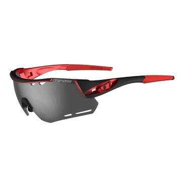 Tifosi Alliant Sunglasses - Black Red / Smoke AC Red Clear